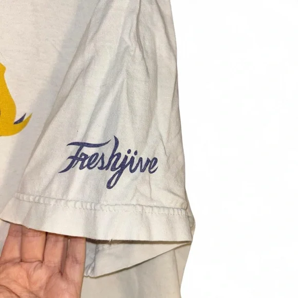 Vintage Freshjive Lords Of Los Angeles White Graphic T Shirt Men’s L - Picture 2 of 9